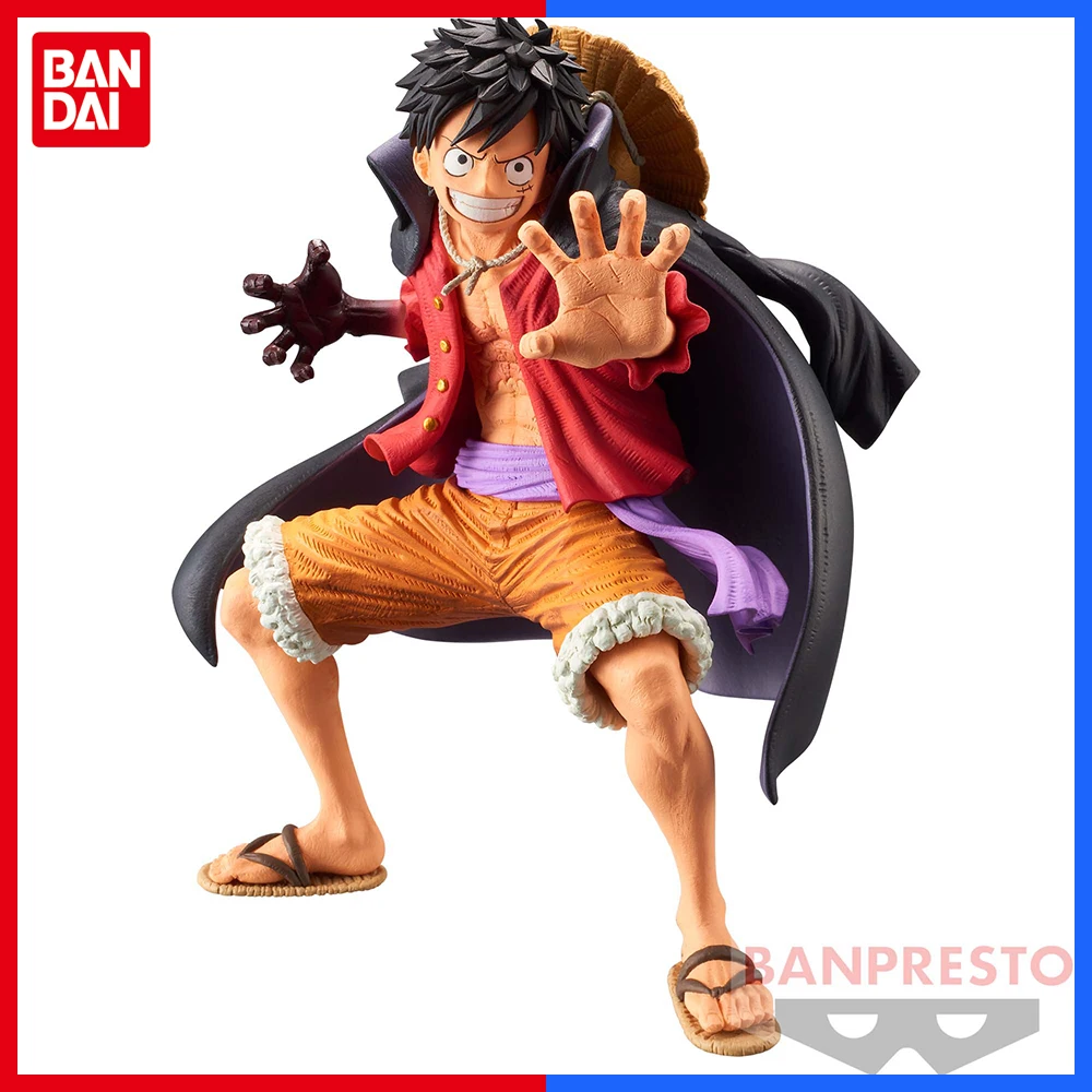 Bandai Banpresto Original Anime One Piece One Piece KING OF ARTIST LUFFY SHANKS CHOPPER สอนกฎหมายรุ่นคอลเลกชันของเล่น