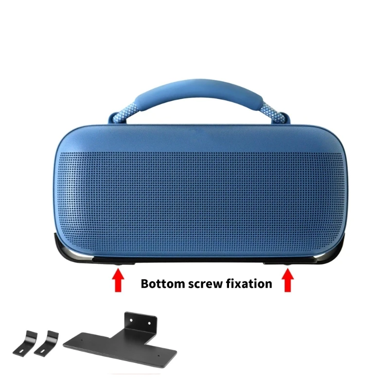 Space Saving Metal Wall Mount For Superior Sound Experience, for Speaker AntiSlip Plate Floating Shelf Dropship