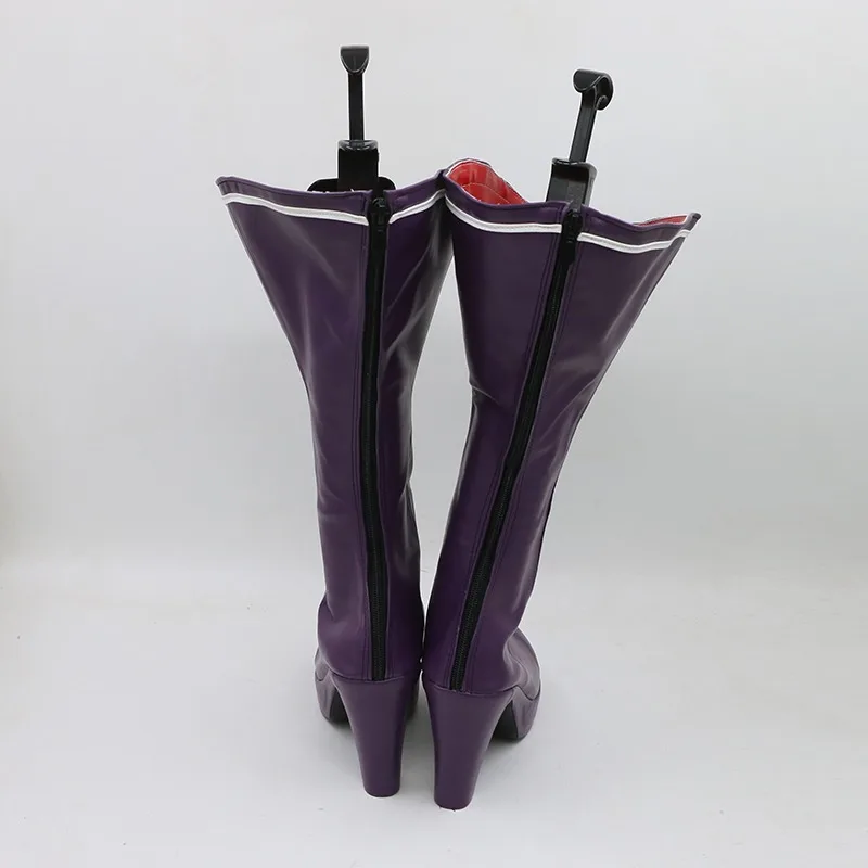 Rem Cosplay Shoes Anime Re:zero PU Leather Shoes Halloween Carnival Boots Anime Accessories Cosplay Prop Custom Made