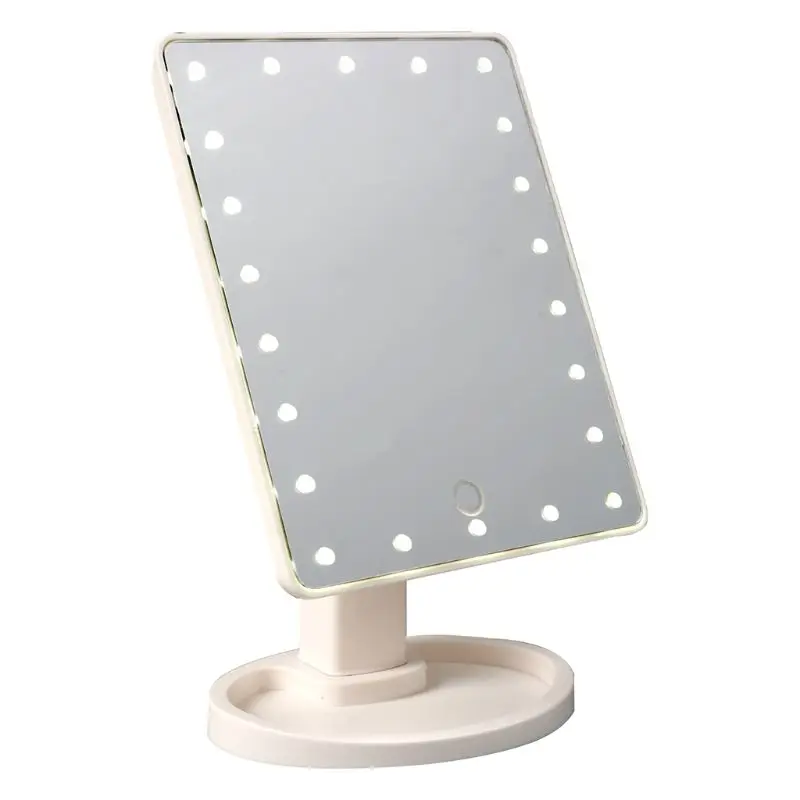 GU121 Makeup Mirror with Light Personal Touch Screen 360° Rotatable Make Up Mirror