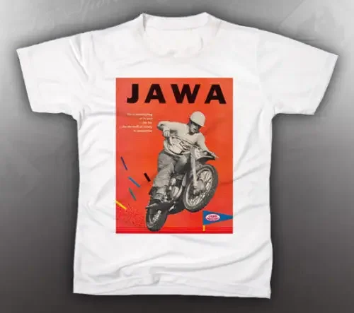 VINTAGE JAWA BROCHURE TEE-SHIRT LIKE NOS