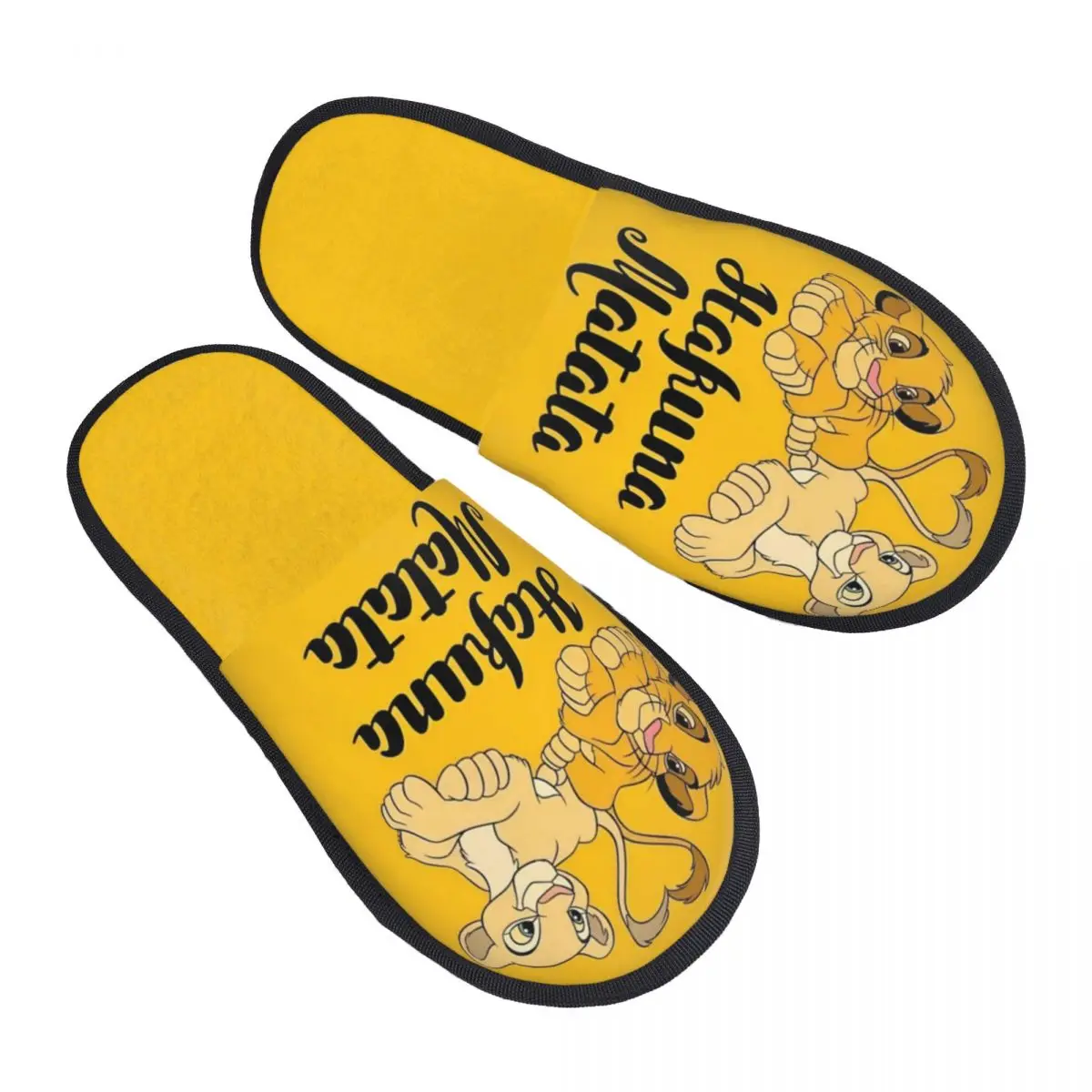 

Custom The Lion King Memory Foam Slippers Women Soft Warm Simba Cub Graphic House Slippers