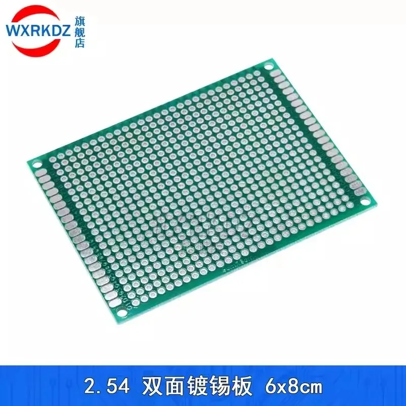 

10pcs 2.0mm pitch 6x8cm Double Side Prototype PCB Board 6*8cm Universal Printed Circuit Board Experimental PCB Plate 60x80mm