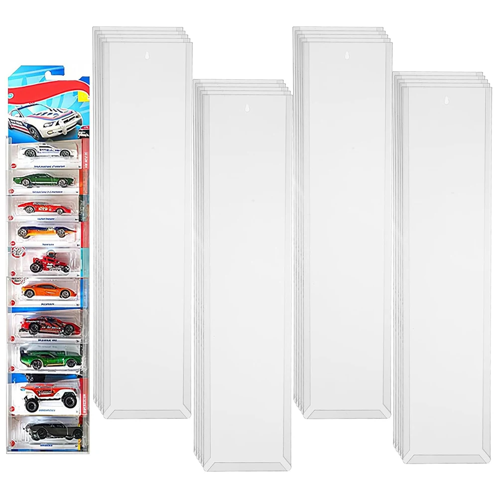 Vitrina de Pared para Autos de Colección, Compatible con Hot Wheels y Matchbox, Caja de Almacenamiento para Autos de Colección Hot Wheels