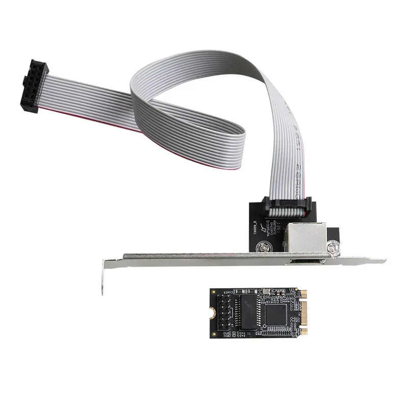 

I210AT Chip M.2 (B-Key/M-Key) to Gigabit NIC Wired Desktop Computer High Speed and stability