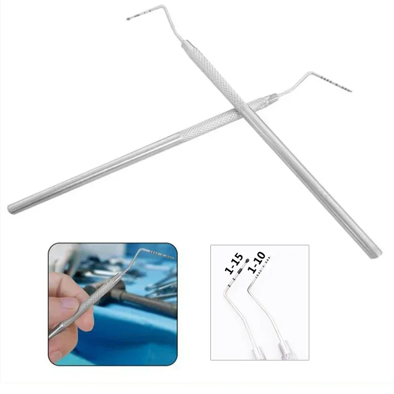 High Quality Dental Graduated Periodontal Probe Tainless Steel Dentist Instrument Tool 1-15 1-10 1Pc Medical Instruments