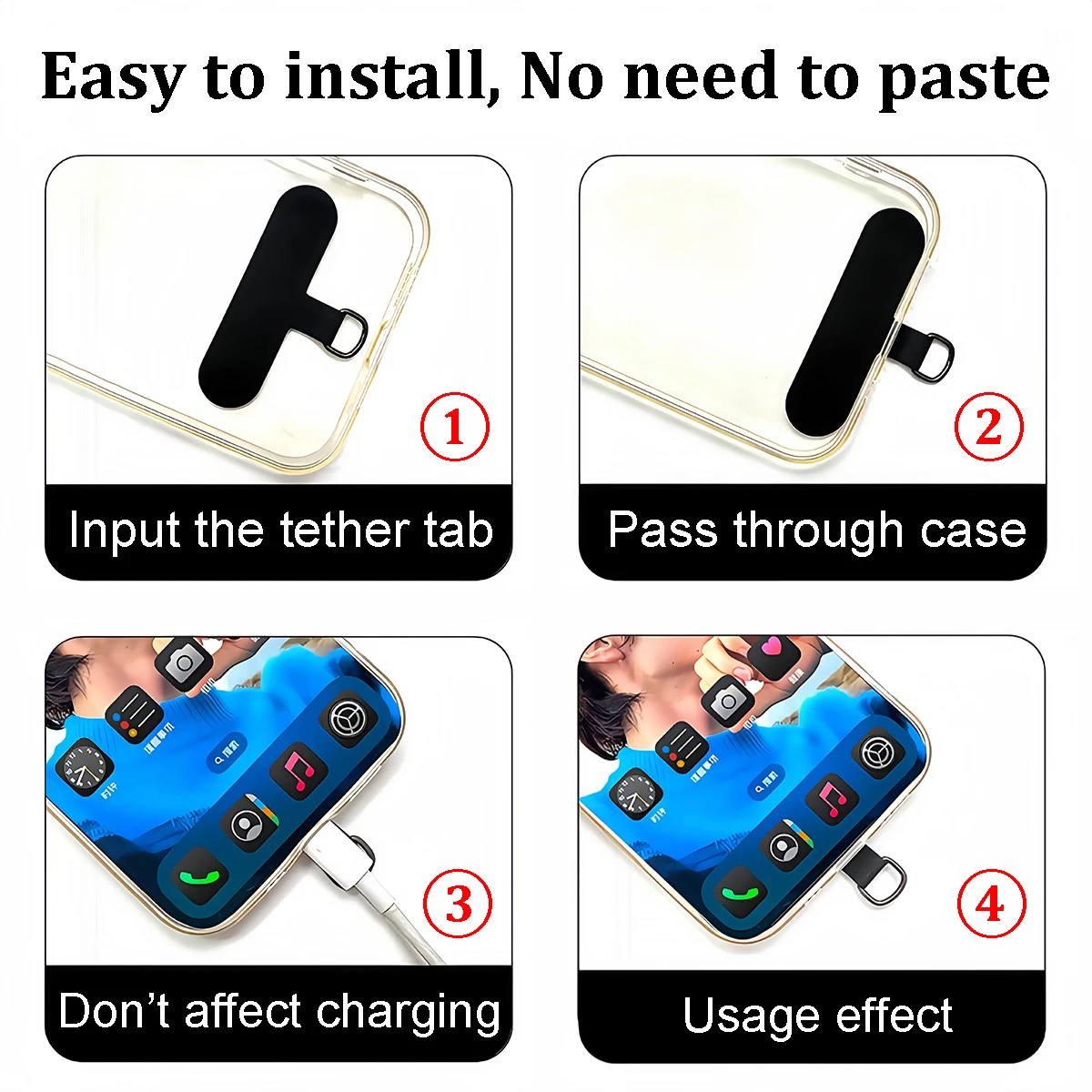 Adjustable Mobile Phone Short Lanyard Rope Cord Nylon Anti-Lost Hand Wrist Strap Universal for Mobile Phone Case Accessories image 3