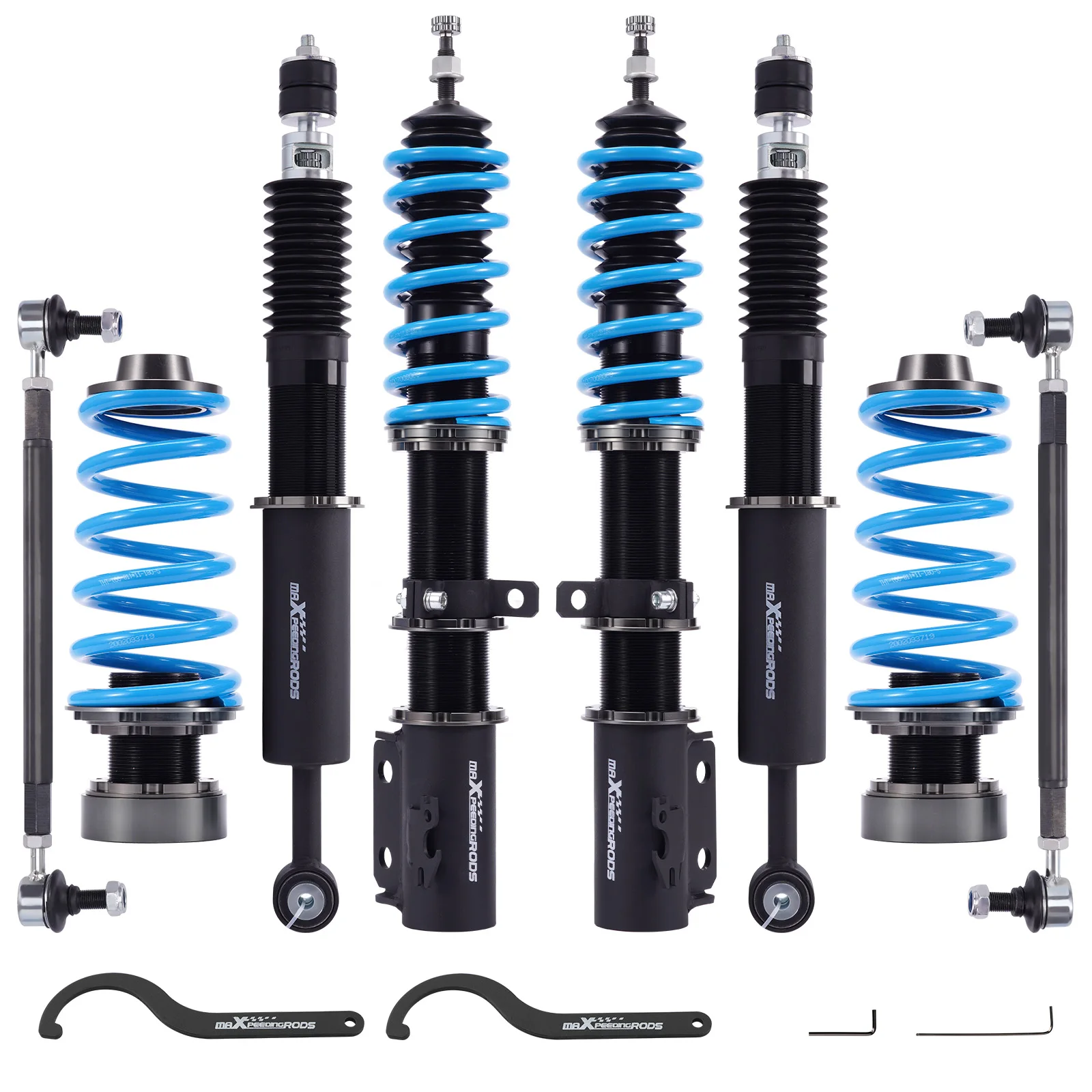 24 Way Damping Adjustable Coilover Shocks For Toyota Yaris NCP91L NCP93L SCION XD ZCP110L 2008-2010