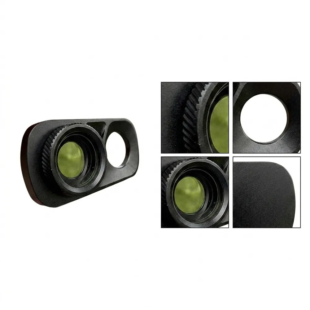Compatible Wide Angle Lens Filter for Insta360 For Luna - 7 6 3cm ABS Black Filter for Enhanced Visual Perspective
