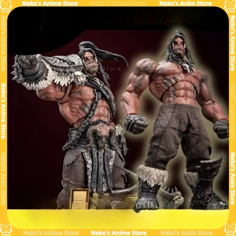 

В наличии масштаб 1/10, HERO TOYS, этническая война, песня, главный Хо, папа, орк, воин, подвижная модель солдата, экшн-фигурка, коллекция игрушек, подарок