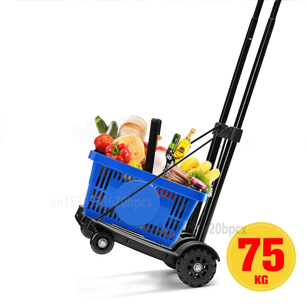 

Heavy-Duty Garden Cart, Yard Wagon, Lawn Utility Cart, Outdoor Steel Beach Cart, 75kg Load Capacity, Durable Landscape Cart