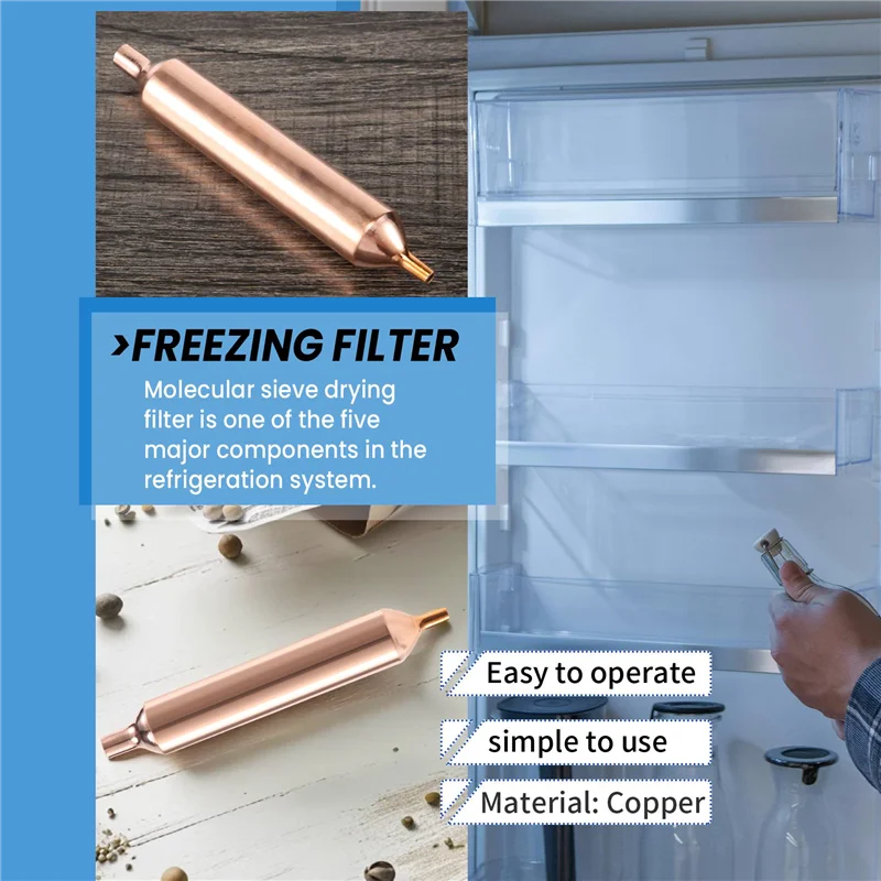 A68M-10 مرشحات التبريد 115X18mm مرشح الثلاجة مجفف الملحقات التبريد