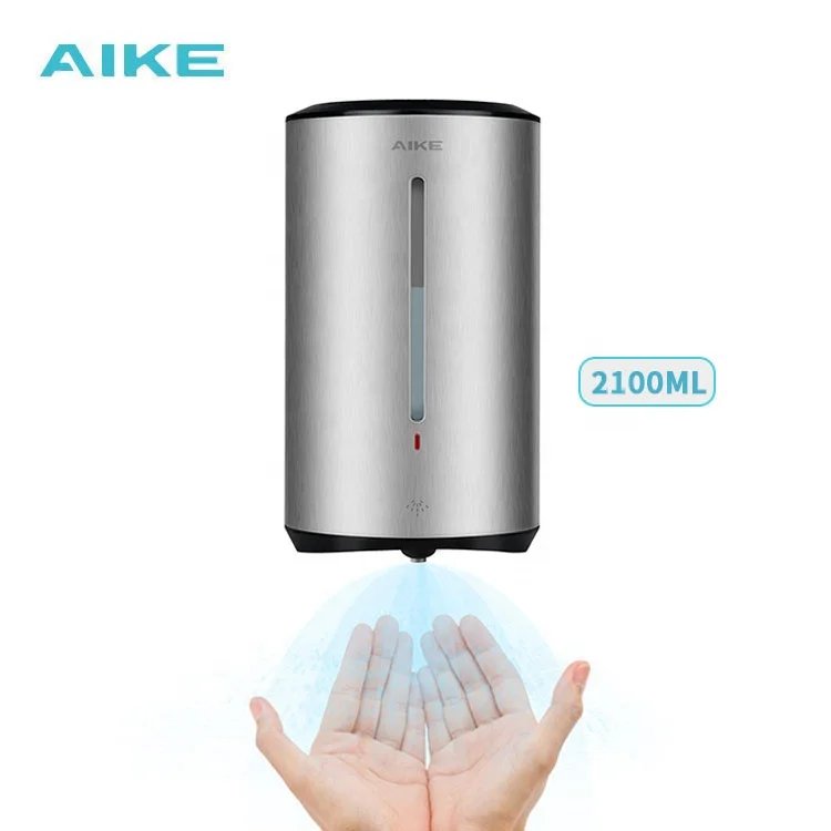 

Wholesale Modern AK3131 New Design Touchless Sanitizer Liquid 2100ml Smart Sensor Spray Soap Dispenser