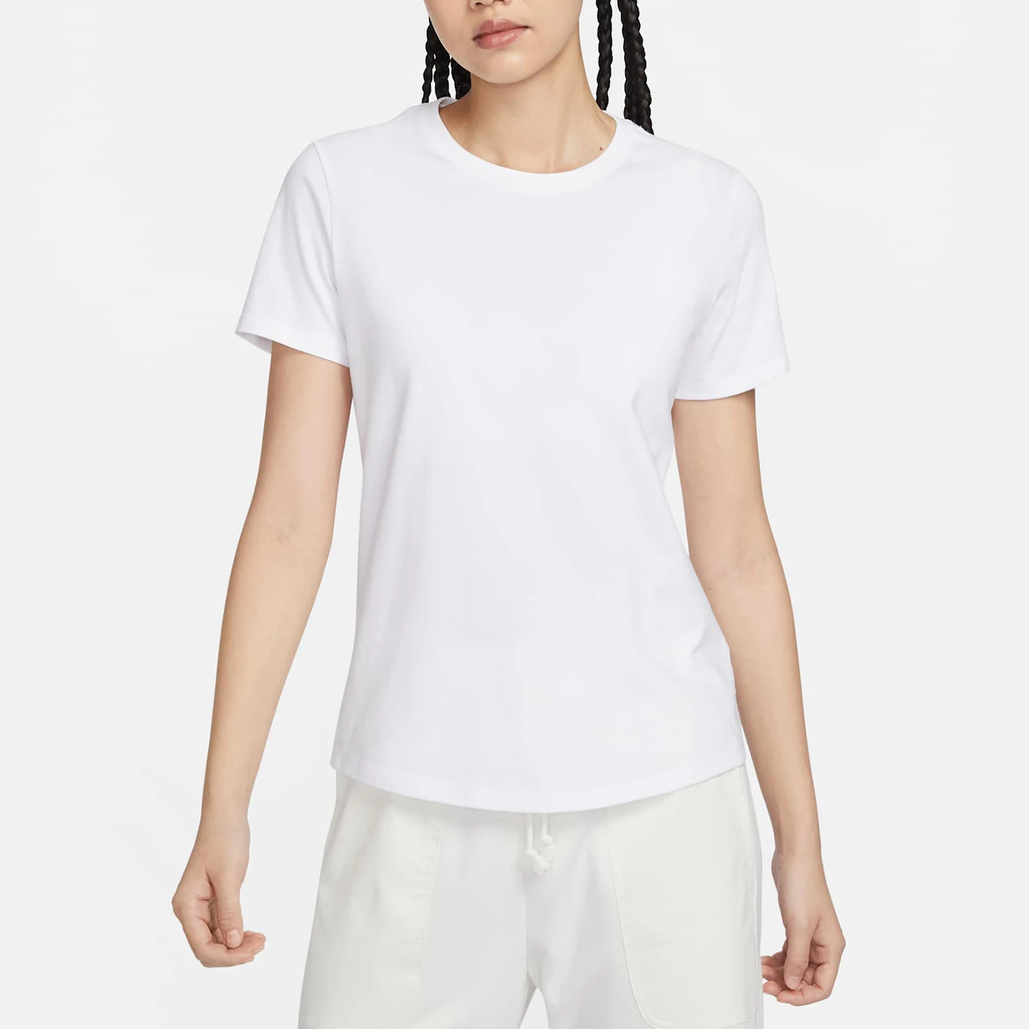 

Nike Authentic Summer New Women's Sport Breathable Simple Short Sleeve T-Shirt FJ7129-100