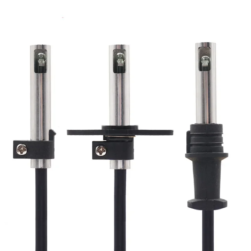 QRB1 Photosensitive Flame Detector High Sensitivity Electric Eye Red Glass Bubble Sensor For Oil Burner Flame Monitoring