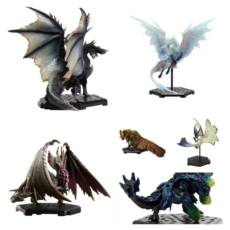 Game Peripheral Monster Hunter World Ps4 Game Limited Pvc Models Dragon Action Figure Japanese Genuine Kids Toy Gifts Collection