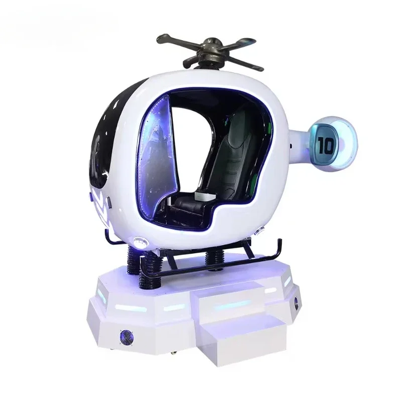 Indoor amusement flight training For 3 dof Cockpit Aircraft fly machine for gaming vr helicopter simulator