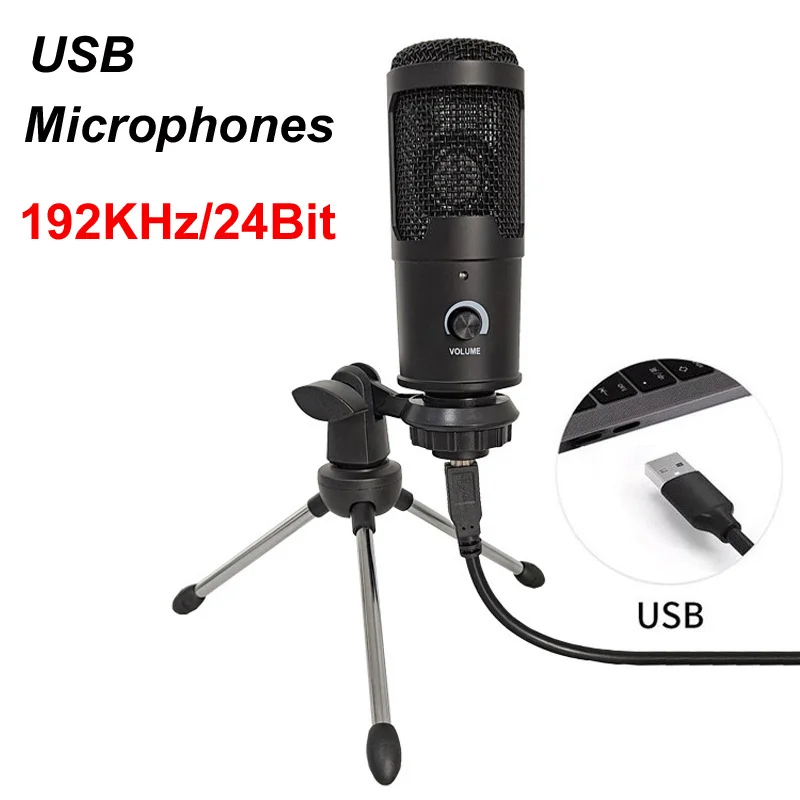 

1.5m wired Professional Condenser Microphones Mic for PC Laptop Singing Gaming Live Streaming Recording Studio Tik Tok YouTube