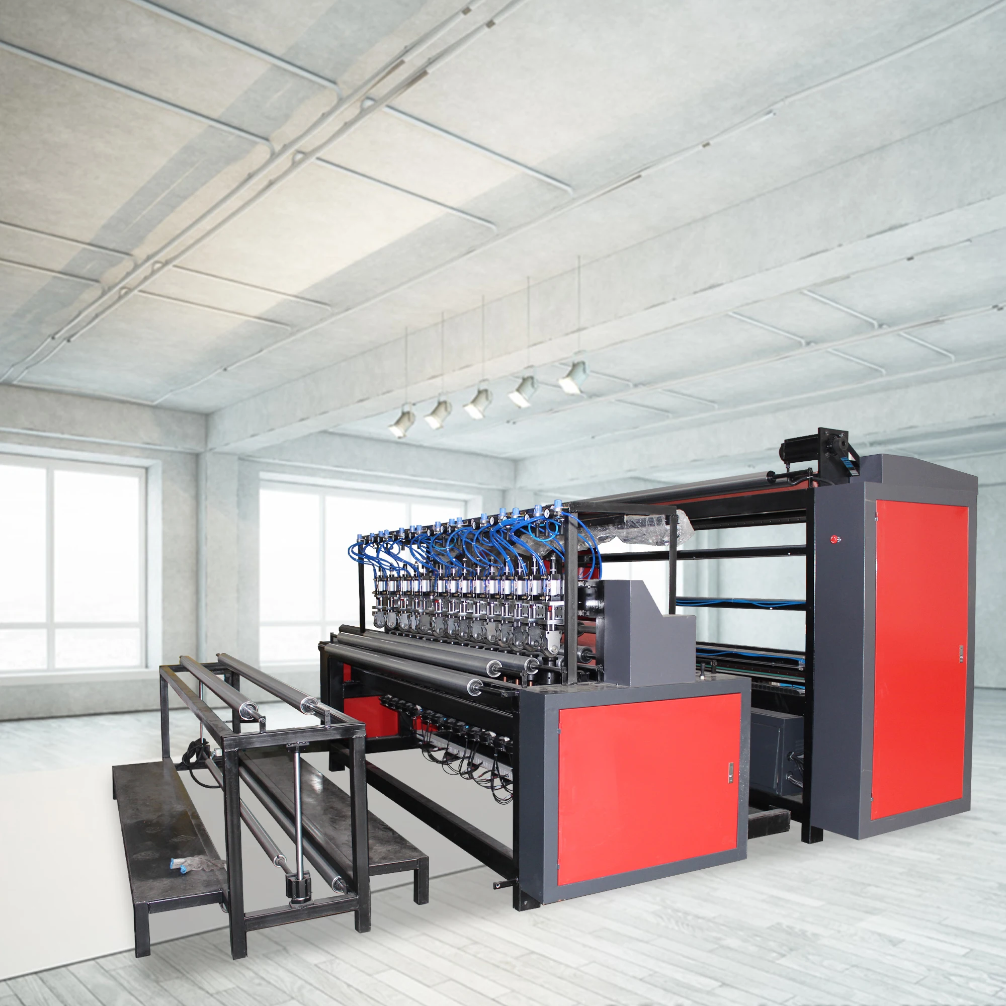 Prodotto di alta qualità AH-SC1000-3500 Macchina da taglio per tessuti in microfibra ad ultrasuoni da 20 KHz a risparmio energetico e trasversale//