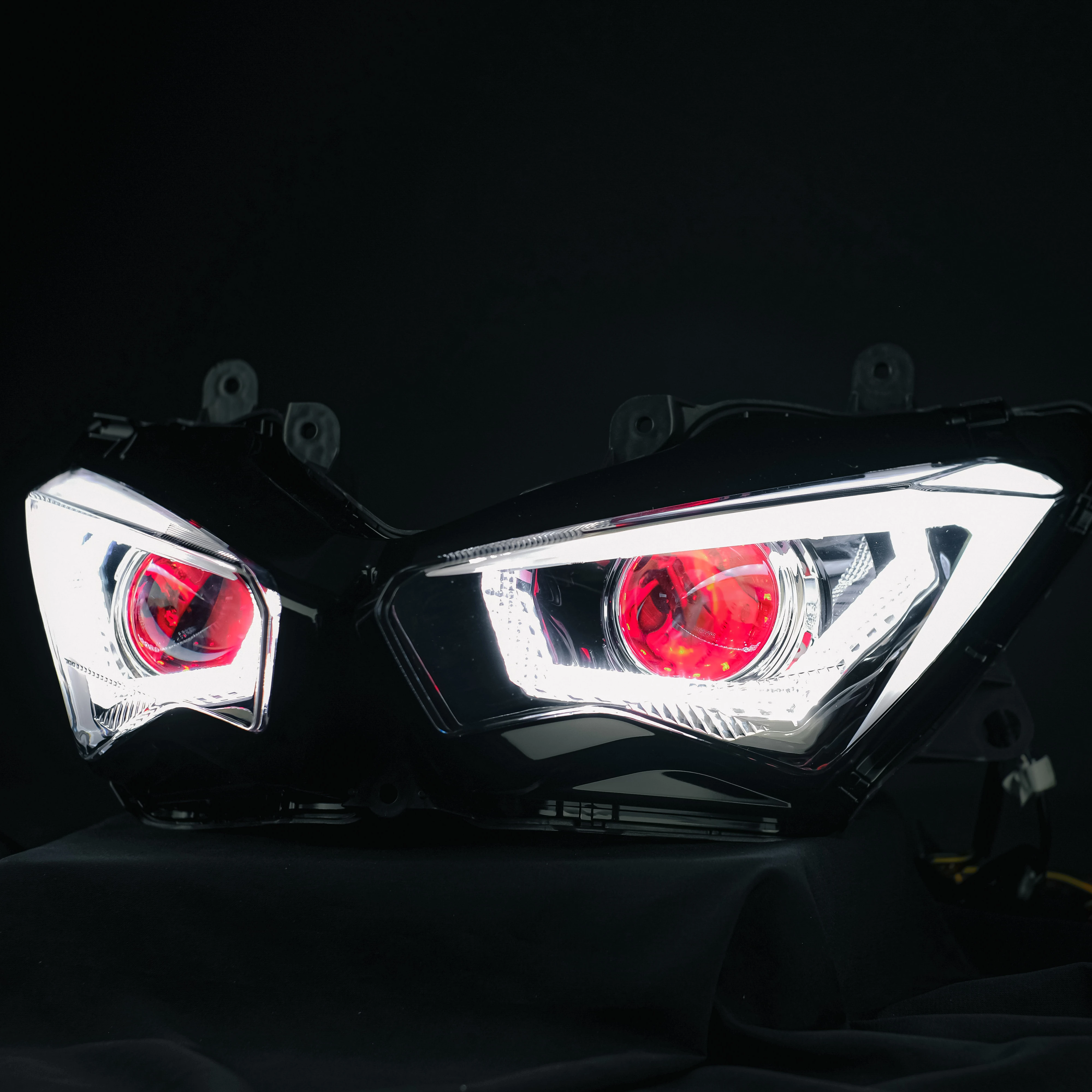 

STLFJPA NINJA ZX25R ZX6R ZX4RR 250FI 2021 2024 LED Projector Headlight Assembly Custom Front Headlamp for Kawasakis Motorcycle L