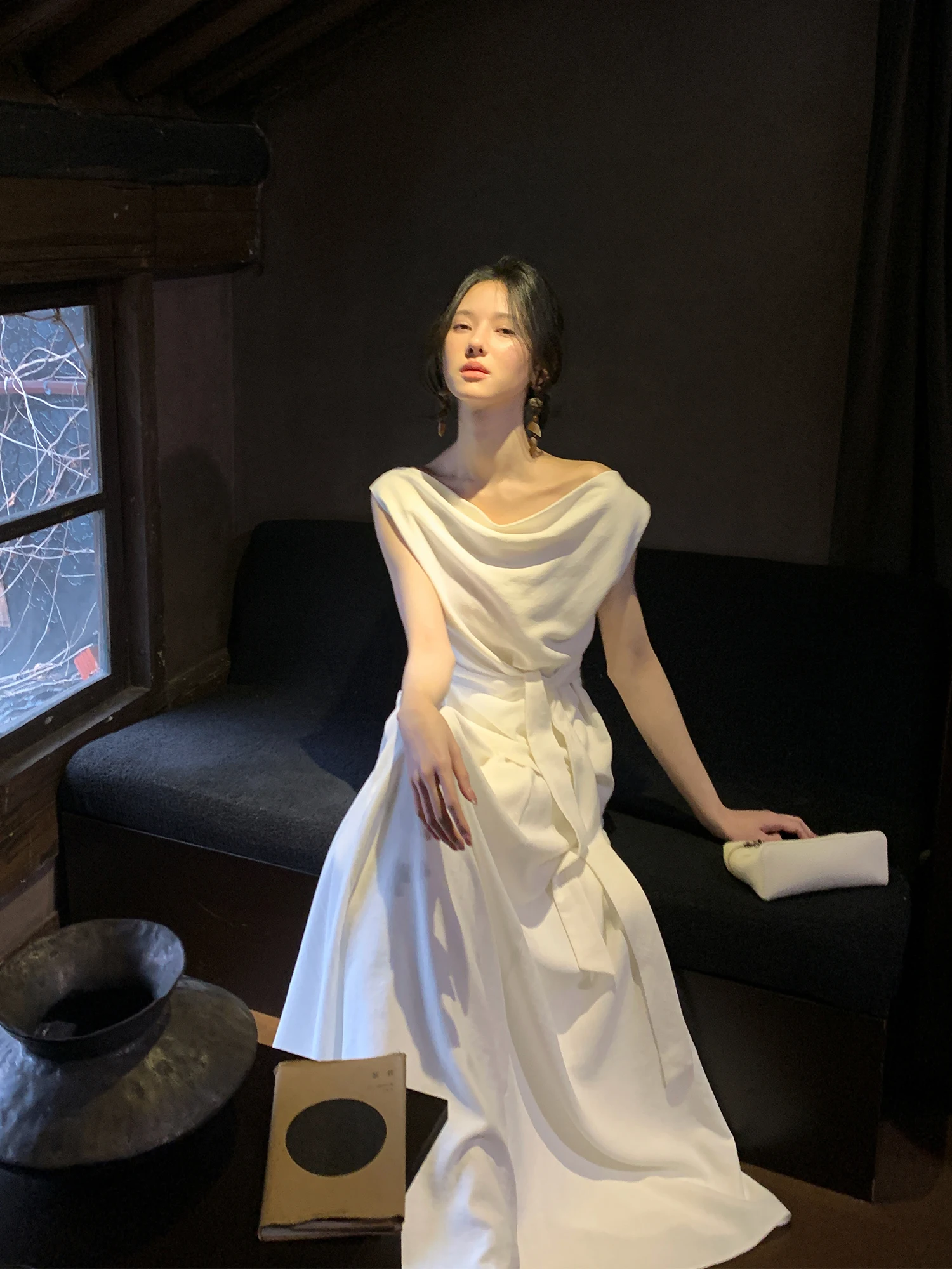 

Spring Mountain Refreing Loose Fit Set with Sa Design A-Line Skirt And Top Breathable Slimming Summer Faion