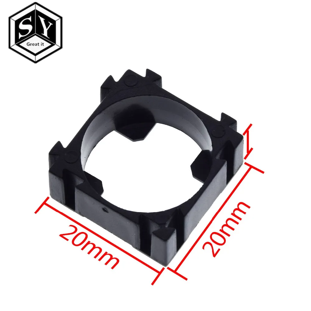 Plastic 1 2 3 Cell 18650 Battery Holder Bracket Cylindrical Batteries Pack fixture Anti Vibration Case Storage Box For DIY