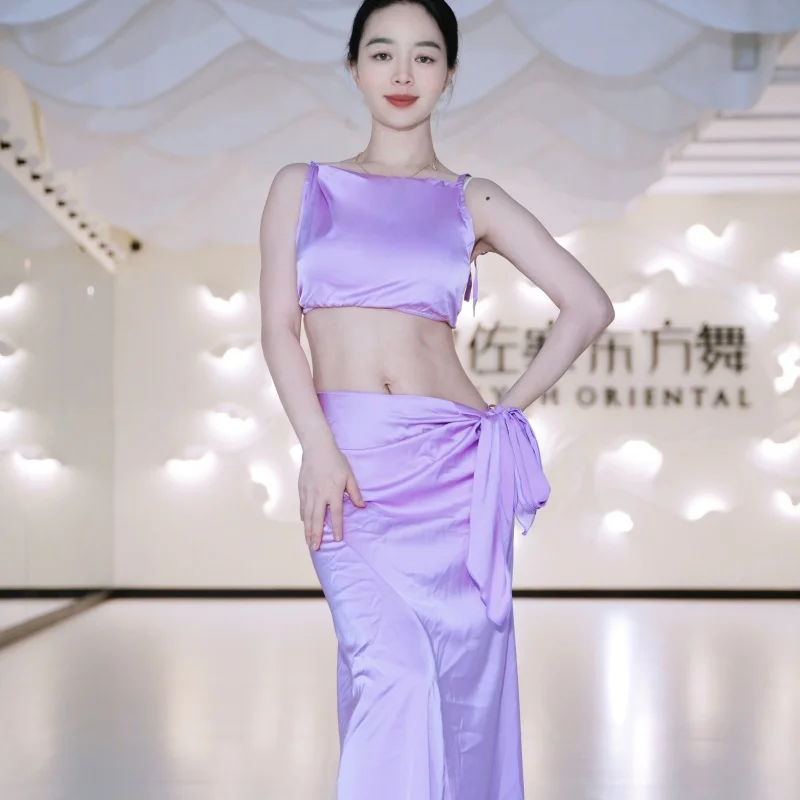 ชุดเต้นระบำหน้าท้อง ปี 2025 ชุดแสดงขั้นสูง สำหรับผู้ใหญ่ ผู้หญิง ชุดเซ็กซี่มีเสน่ห์ ชุดทีมเต้น ชุดฝึกซ้อมเต้นระบำแบบตะวันออก