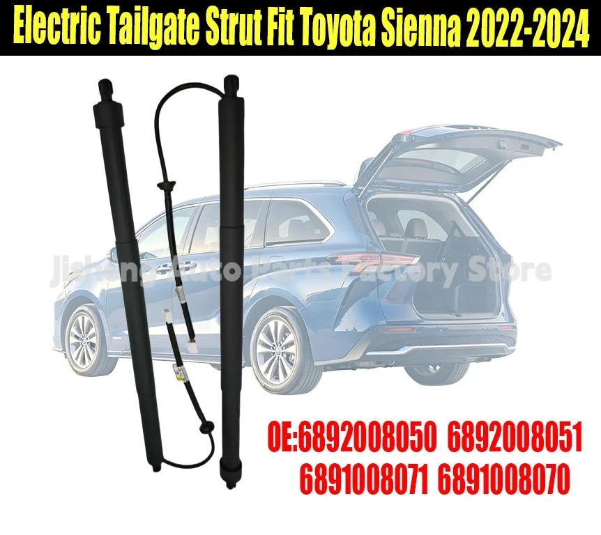 Electric Tailgate Lift Strut OE Number 6892008050 6892008051 6891008071 6891008070 Fit Toyota Sienna 2022-2024