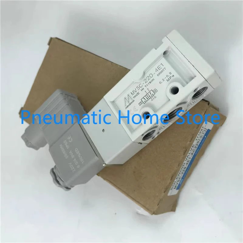 Mindman Directional Control Valve Two-Position Five-Way Solenoid Valve MVSC-220-4E1 AC220V AC110V DC24V