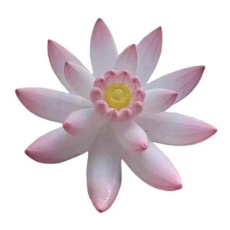 Outdoor inflatable flower air mold, luminous lotus leaves, decorative clock in activities