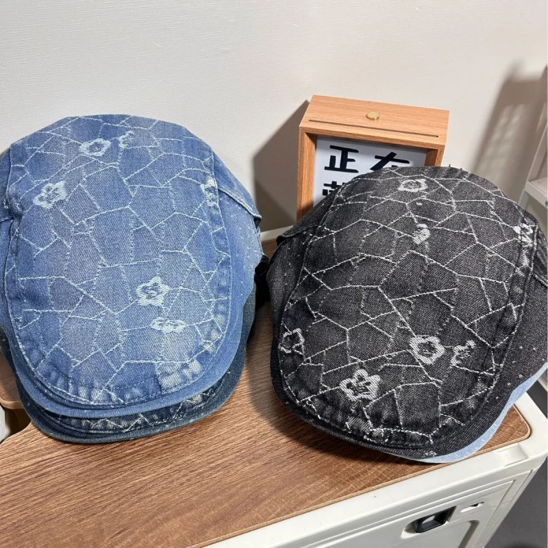 Best-Seller Men's and Women's Sequined Baseball Cap Korean Style Personalized  Curved Brim Outdoor Travel Sunshade Beret