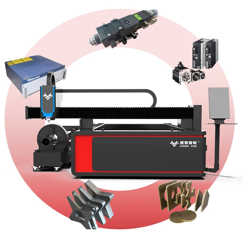 

3015 4020 3000W Stainless Steel Aluminium Sheet Metal Pipe Metal Cutter Fiber Laser Tube Cutting Machine Price