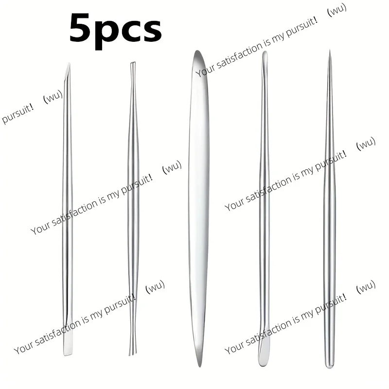 5-Piece stainless steel ceramic and clay sculpture tool set, ribbon engraving tools for ceramics