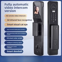 Face Fingerprint Recognition Electronic Cat Eye Can Be Captured Remotely Fully Automatic Electronic Intelligent Fingerprint Lock