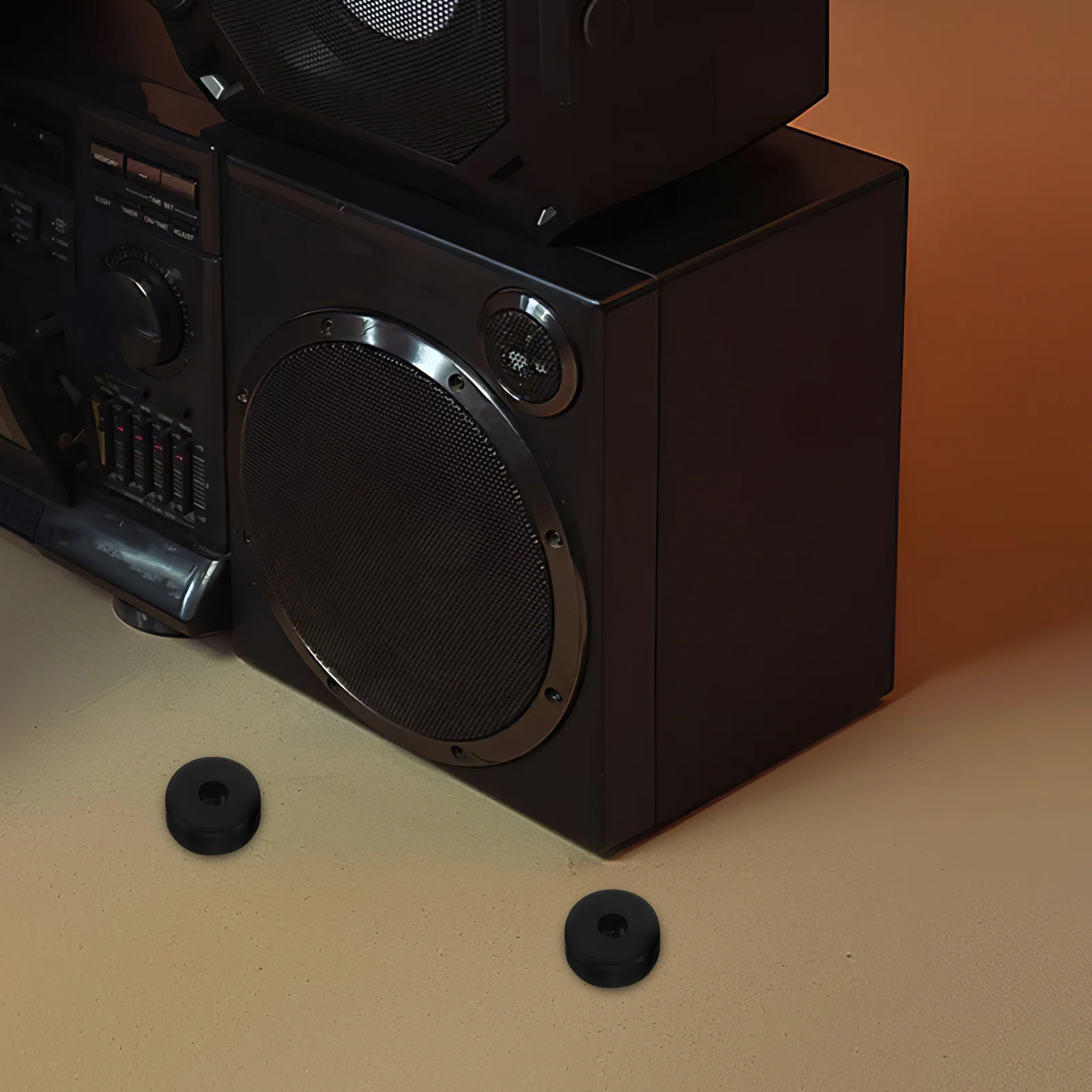 6 قطعة منصات عزل قواعد مطاطية المتكلم مضخم الصوت مكبر للصوت الاهتزاز الملطف تحسين الصوت ضاغط الهواء منصات القدم #3