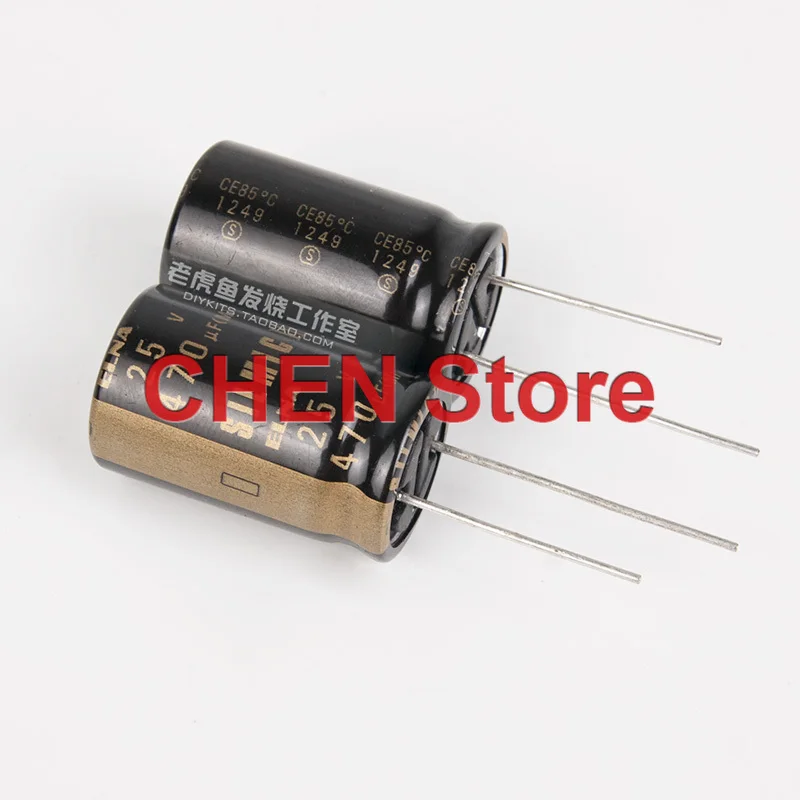 1PCS ELNA RFS SILMIC II 16V 25V 35V 10UF 22UF 33UF 47UF 100UF 220UF 330UF 470UF 1000UF 2200UF 85C audio capacitor SILMICII