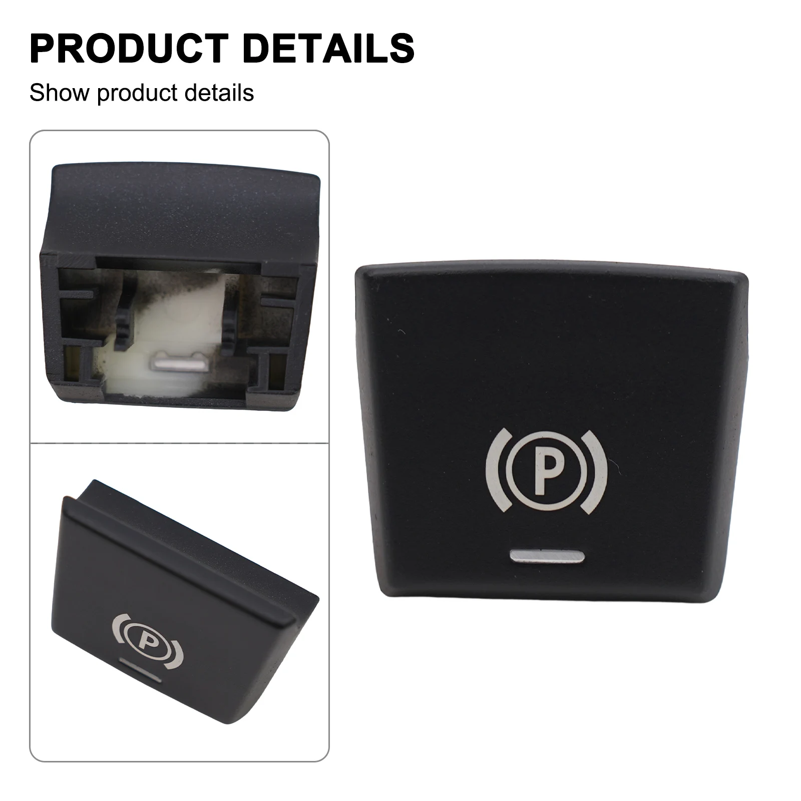For BMW 1 3 4 5 7 Series Switch Cover P Button 1pcs ABS Black Brand New Handbrake High Quality Push-pull Switch