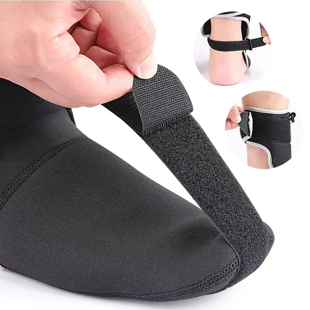 

Plantar Fasciitis Night Splint Adjustable Lace Up Breathable Foot Brace Orthotics For Plantar Fasciitis & Achilles Tendonit Z7T9