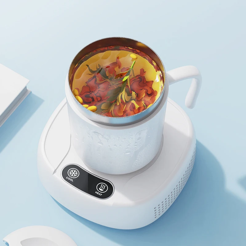 Taza de enfriamiento rápido 2 en 1, taza de enfriamiento con calefacción para café, leche y cerveza, refrigeración termostática, taza creativa con enfriamiento de hielo - Image 6