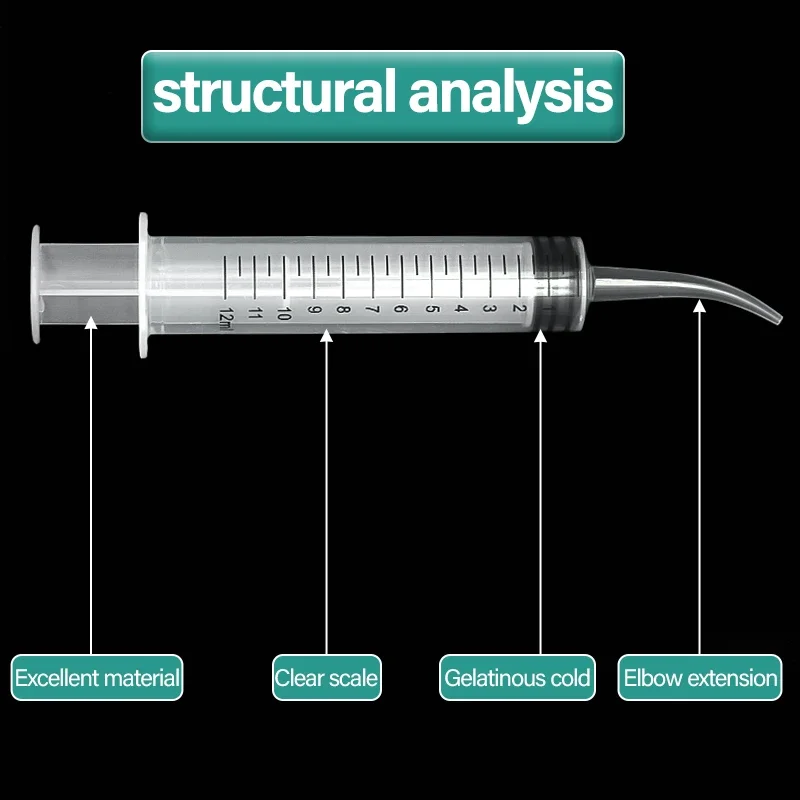 Elbow Syringe Bird Feeding Breast Feeding Medicine Feeder 12ml Plastic Syringe Needleless Syringe Pigeon Feeding