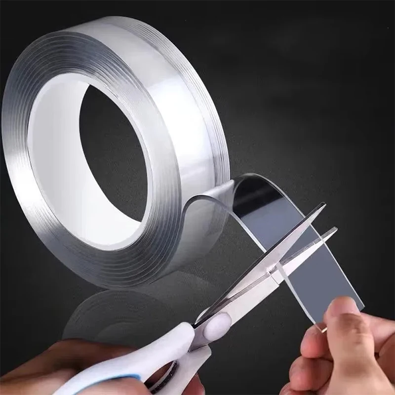 20mm Universal Transparent Nano Non-marking Tape Does Not Hurt The Wall Double-sided Tape Can Be Repeatedly Washable