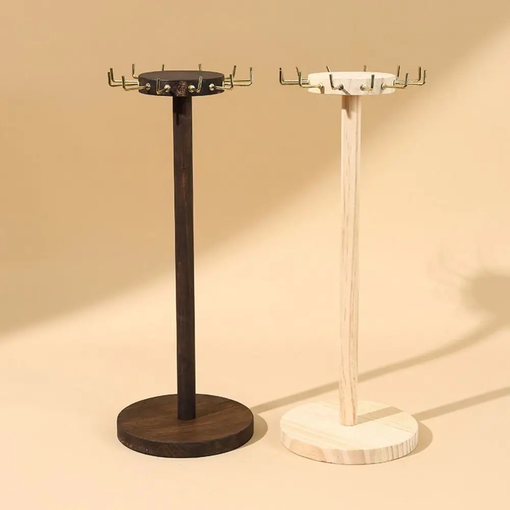 창의적인 솔리드 우드 쥬얼리 디스플레이 스탠드 펜던트 팔찌, 쥬얼리 정리함 귀걸이 목걸이 행어