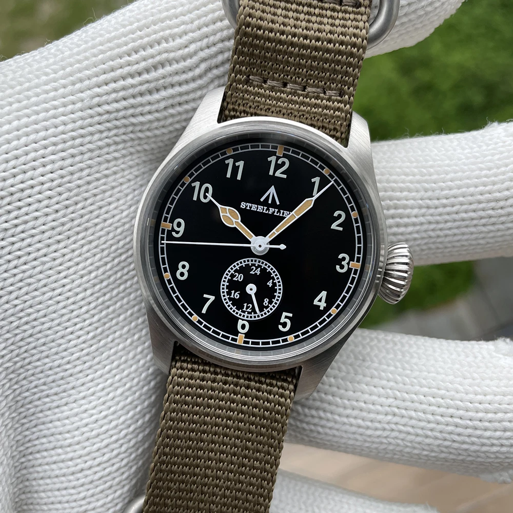 STEELFLIER Offizielle SF746 Quarz-Armbanduhr VH60 Stummschaltung 4 Zeiger Schweizer BGW9 C3 Leuchtende Mode 200 m wasserdichte Uhr – Detail 10