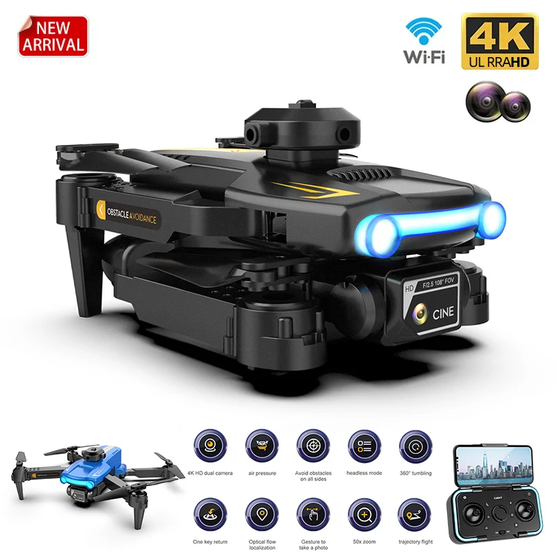 New Keep Pro XT2 Mini Drone 4K Dual Camera IFour Side Obstacle Avoidance Optical Flow Positioning Foldable Quadcopter Toys Gifts