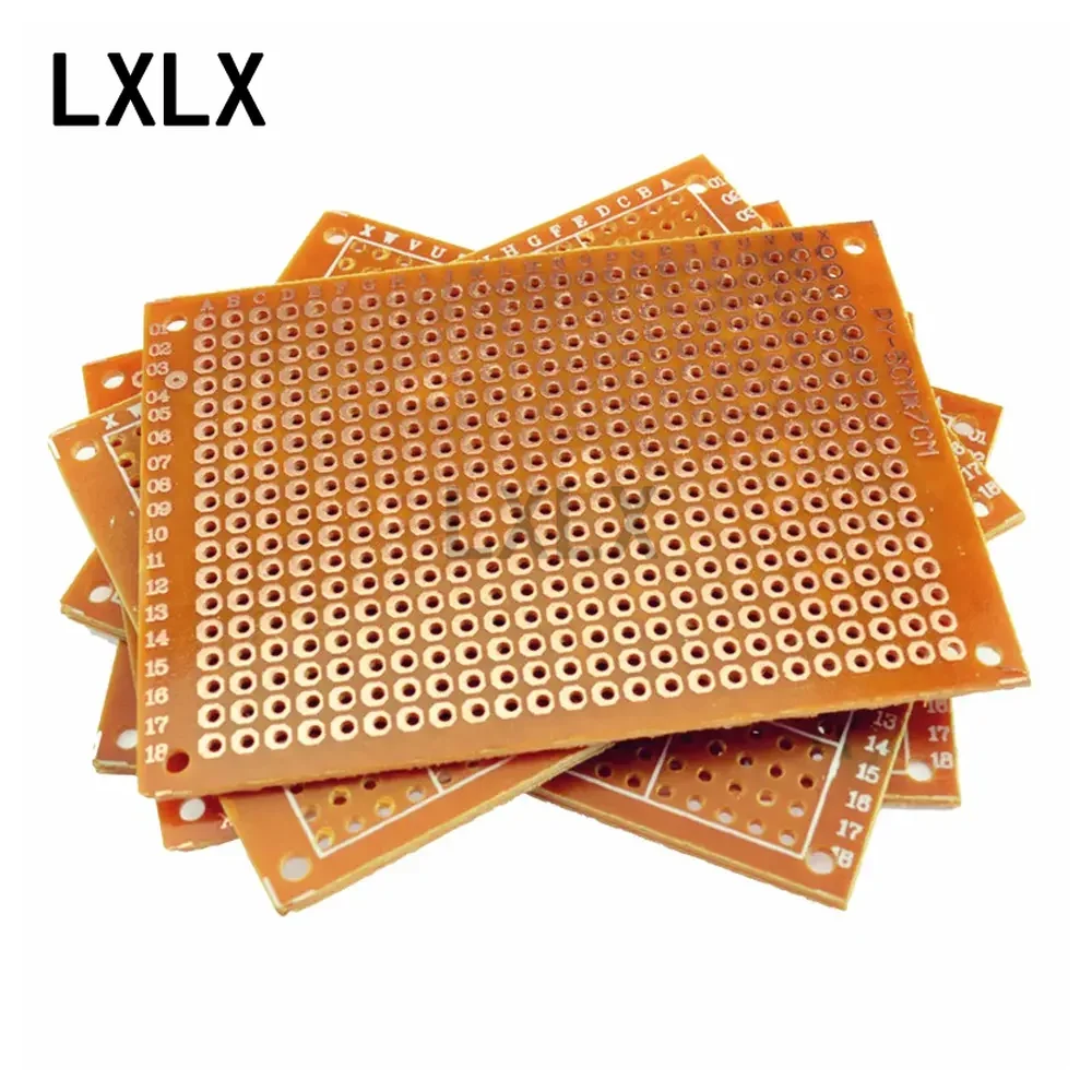 

20Pcs 5*7 Bakelite DIY Prototype Board PCB 5x7 PCB 5cm 7cm DIY Prototype Paper Universal Board Yellow DIY Electronic Experiment