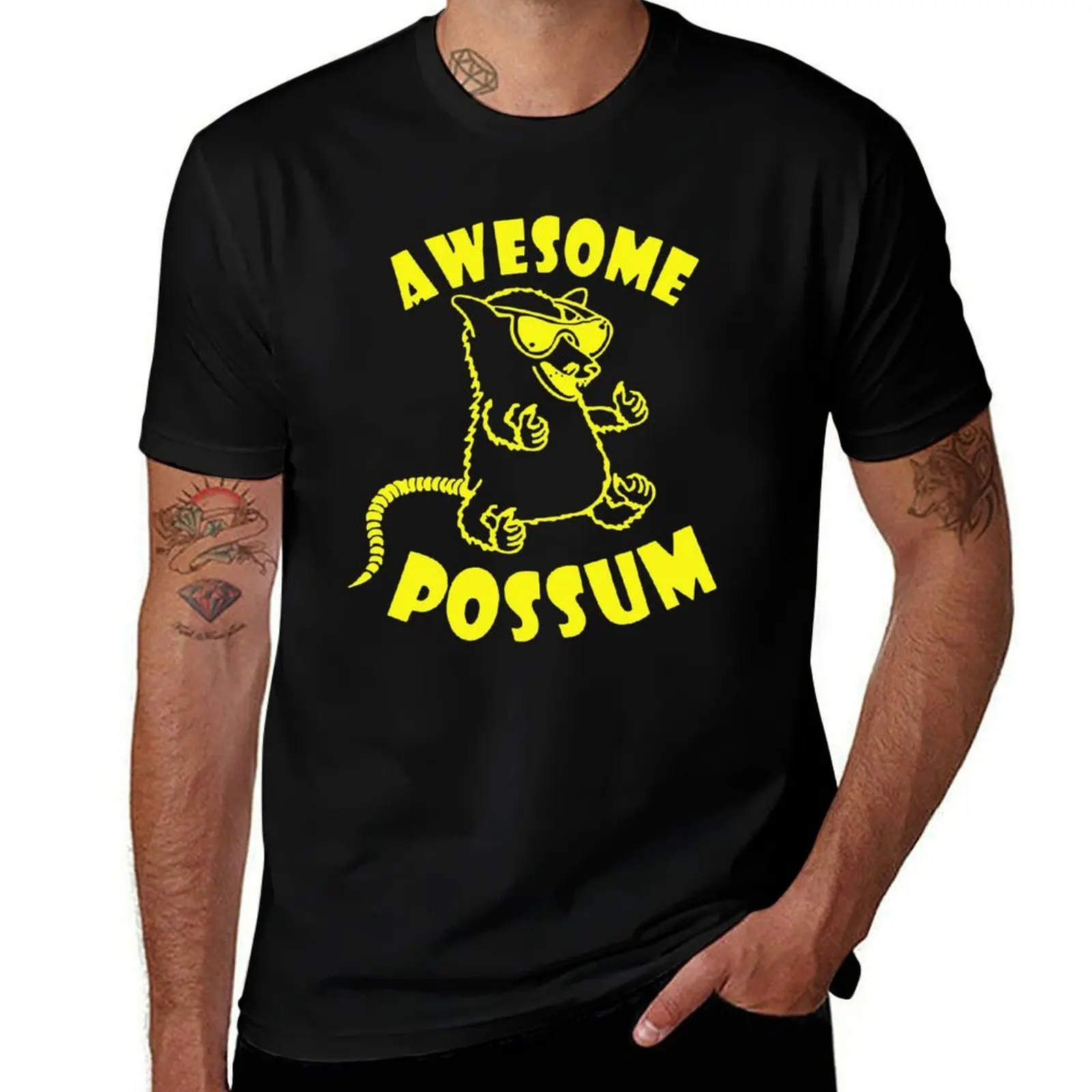 Awesome Possum T-Shirt t shirts designer cotton t shirts high quality T-Shirt