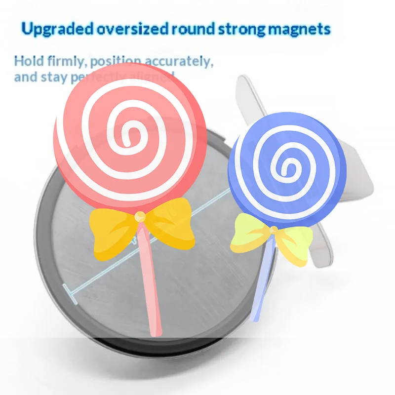 Round Anti-Curl Magnetic Seam Guide 1PCS Straight Sewing Tool Universal Sewing Machine Accessory for Home Sewing Beginners Quil