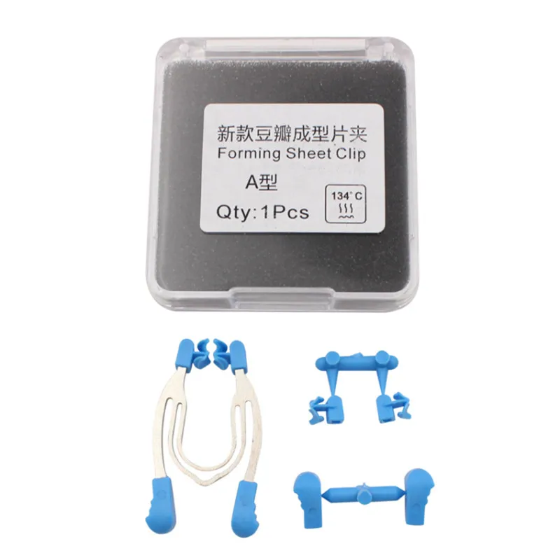 1box Dental Matrix Sectional Contoured Metal Clip Rings Dentist Tools Lab Instrument dental Supplies