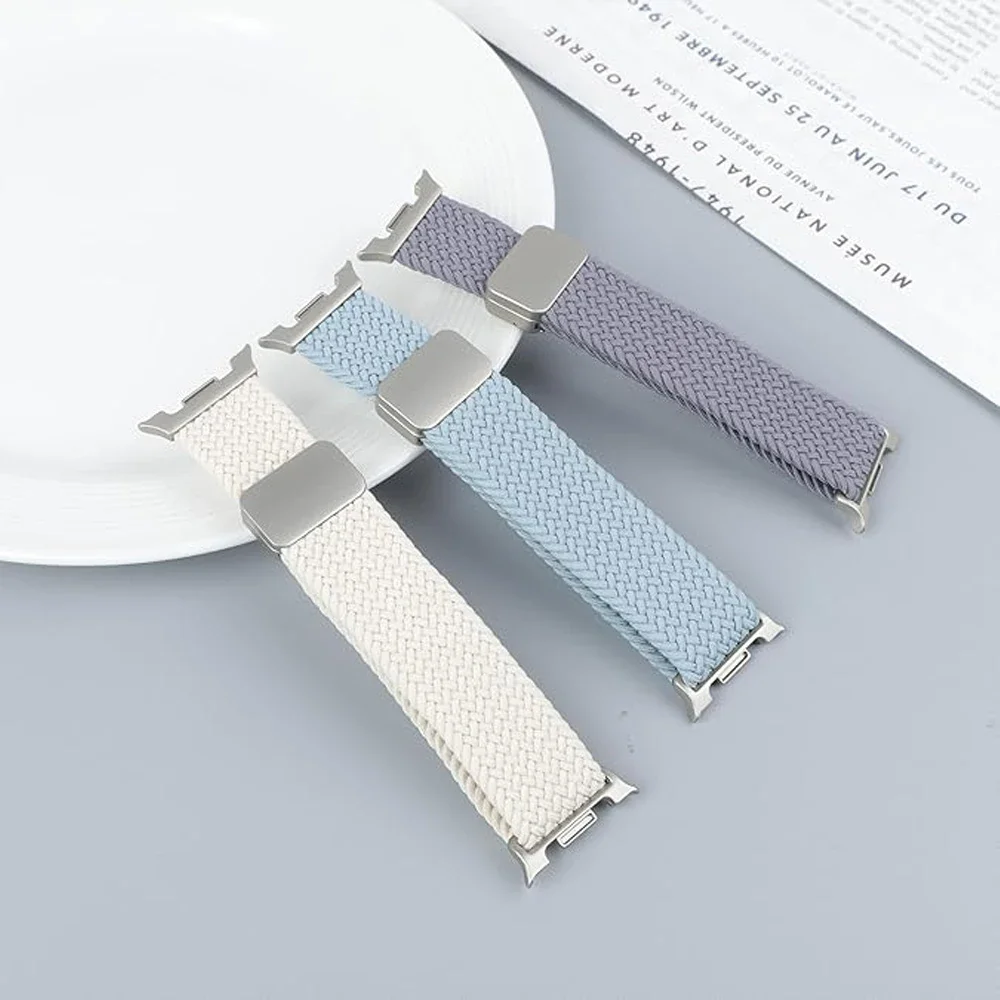 المغناطيسي مضفر لساعة سامسونج جالاكسي 8 الفرقة 8 الكلاسيكية 44 مللي متر 40 مللي متر 46 مللي متر حزام الساعات سوار Correa Pulseira Galaxy Watch8 حزام