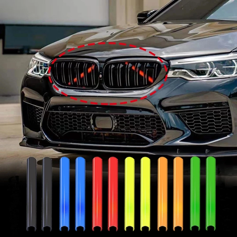 Car Front Grille Trim Strip For BMW F30 F31 F32 F33 F36 F20 F21 F22 F23 F07 F10 X3 X4 G20 G28 G30 M Sport Styling Accessories